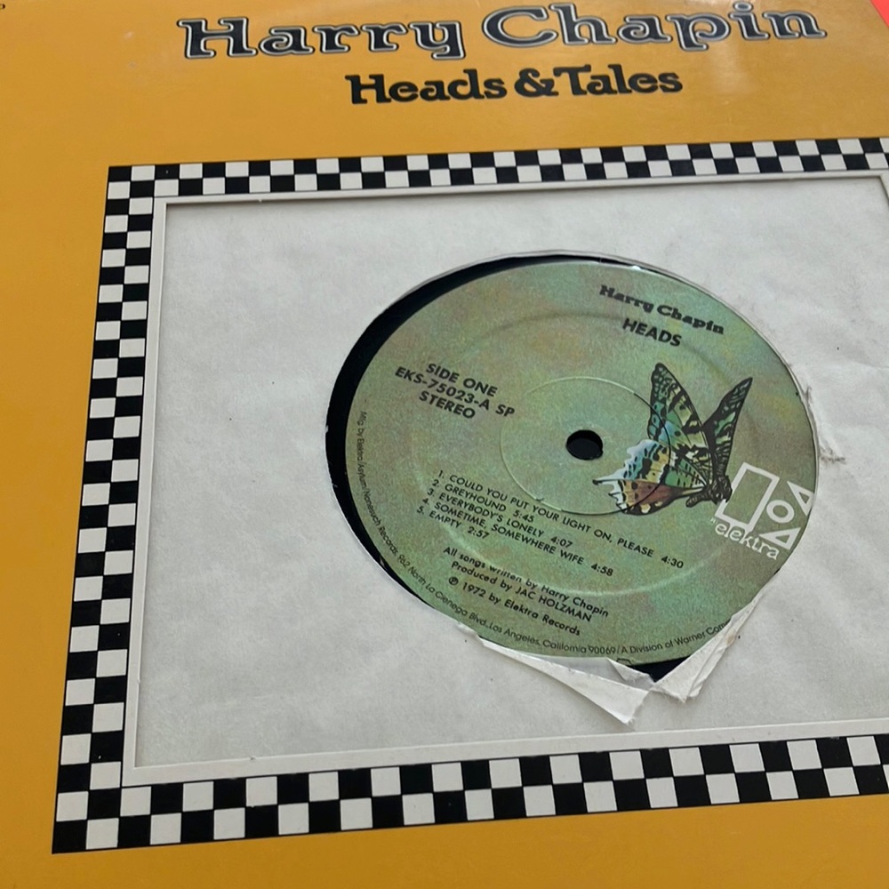Harry chapin heads and tales lp